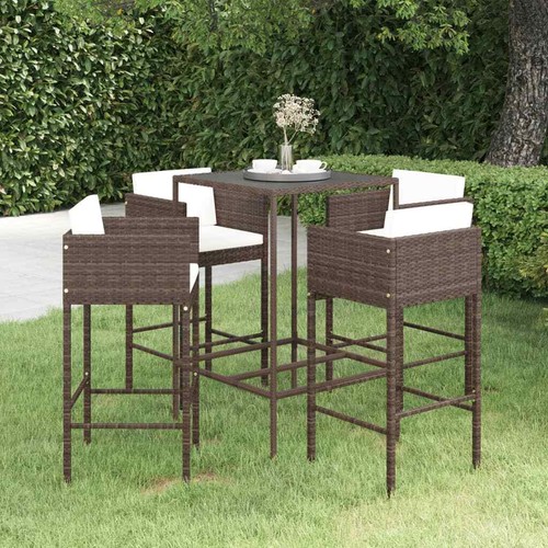 Garden bar set with cushions - garden,