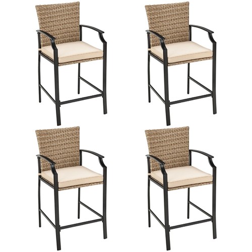 Pack patio rattan bar - patio, stools