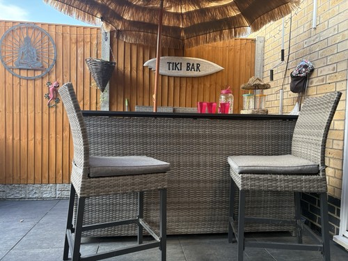Ratten garden bar with - ratten,