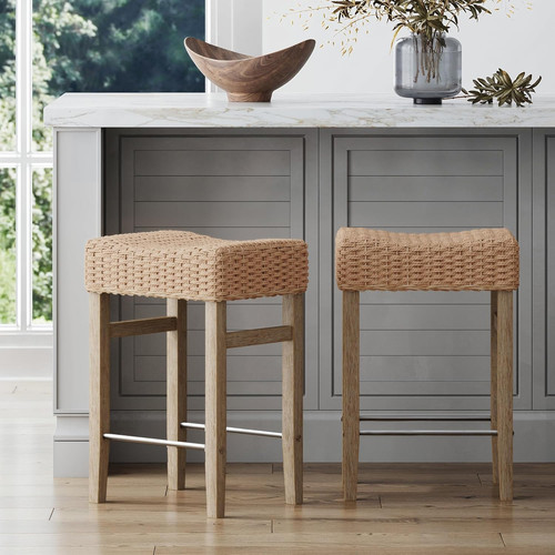 Bohemian rattan bar stools - bohemian,