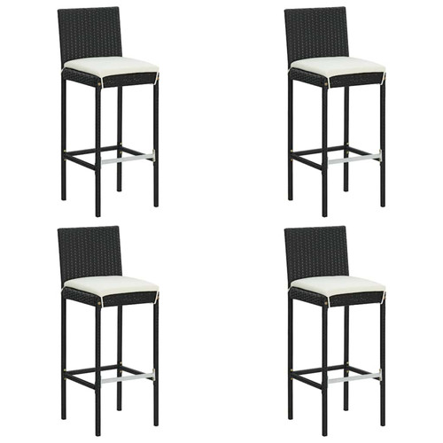 Bar stool black poly - stool,