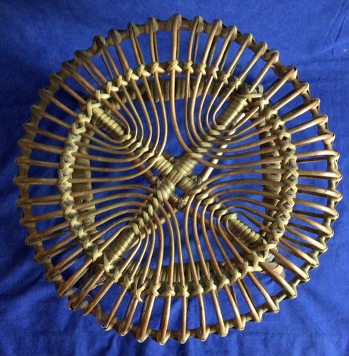 Vintage mid century mcm wicker - mid,