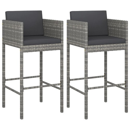Bar stools with - stools, cushions