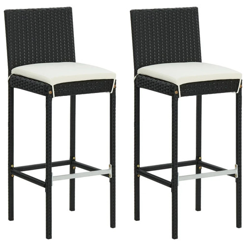 Bar stools with - stools, cushions